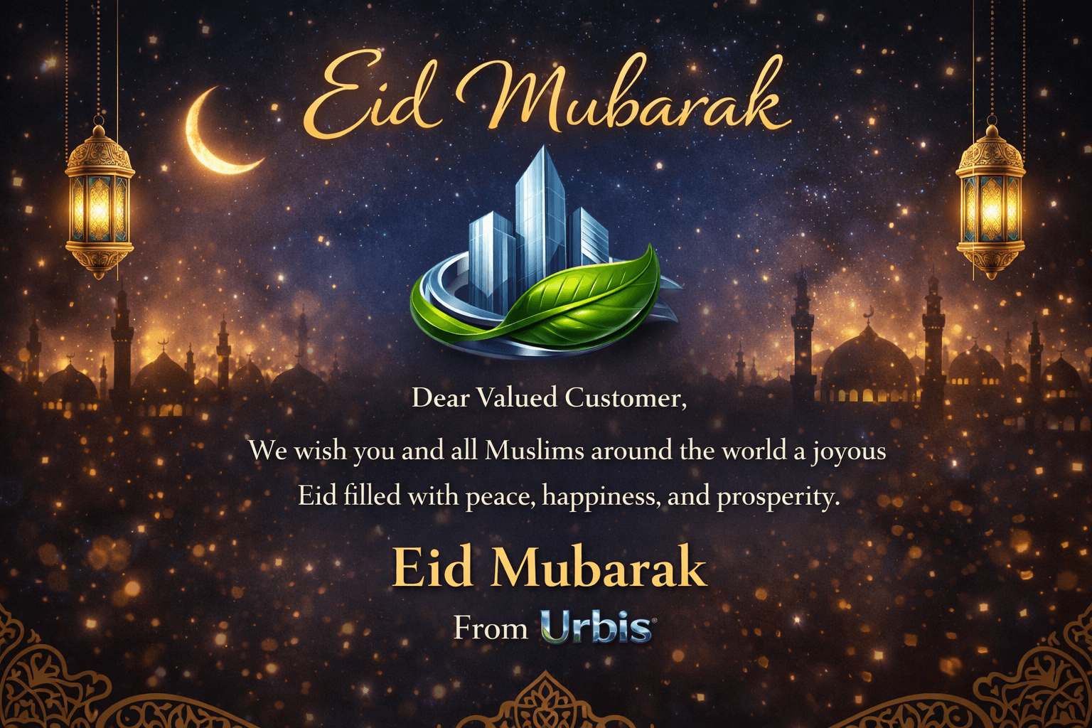 Eid Mubarak from Urbis